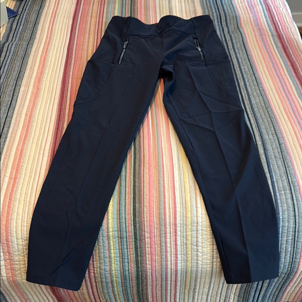 Navy Blue Slim Fit Pants